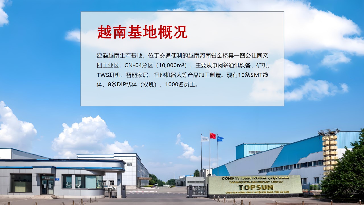 建滔科技生产基地分布